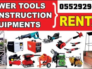Construction Rental Equipment Dubai 0552929408